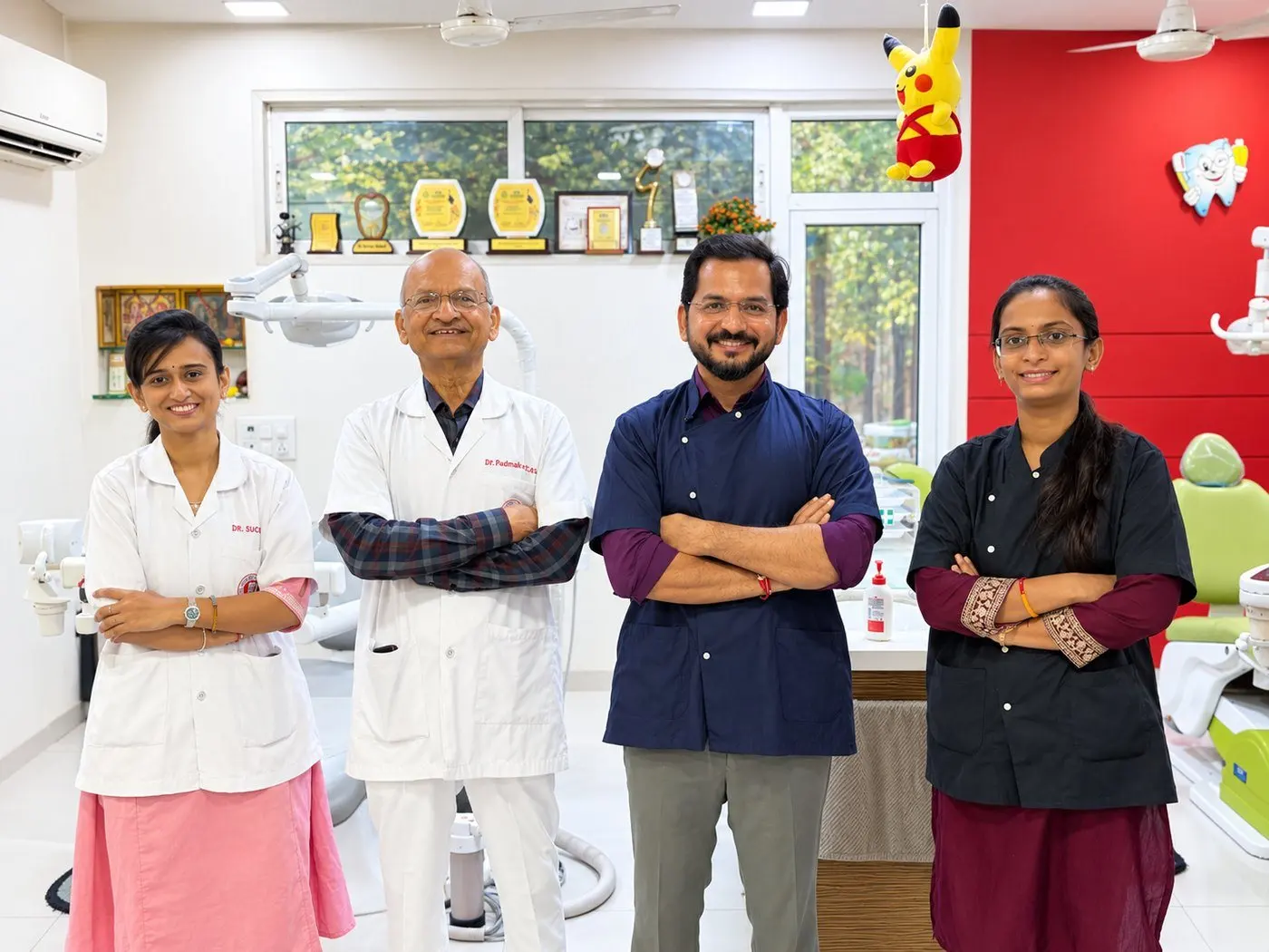Four dentists, one practice